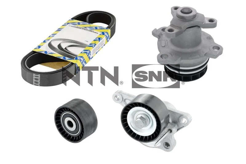 Water Pump + V-ribbed Belt Kit SNR KAP855.180