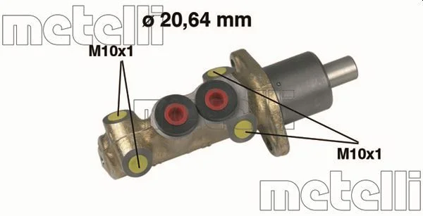 Cilindro Mestre dos Travões METELLI 05-0059
