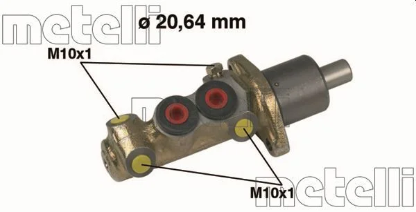 Cilindro Mestre dos Travões METELLI 05-0087