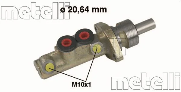 Cilindro Mestre dos Travões METELLI 05-0156