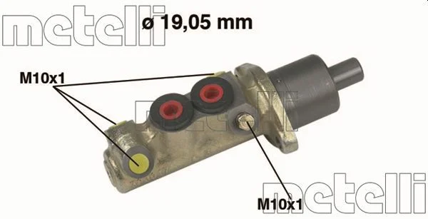 Cilindro Mestre dos Travões METELLI 05-0191