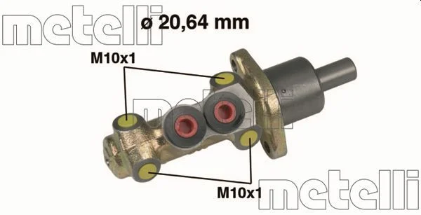 Cilindro Mestre dos Travões METELLI 05-0207