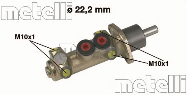 Cilindro Mestre dos Travões METELLI 05-0208