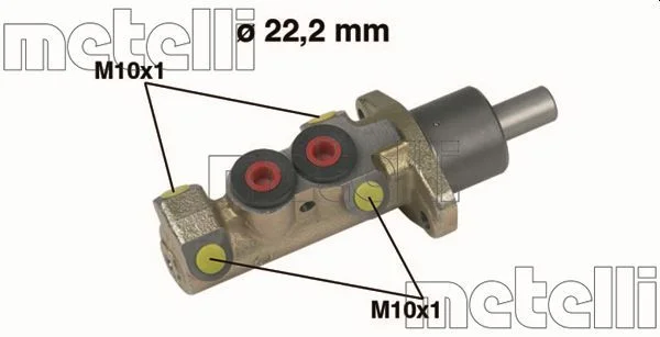 Cilindro Mestre dos Travões METELLI 05-0228