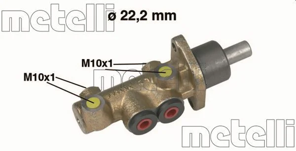 Cilindro Mestre dos Travões METELLI 05-0278
