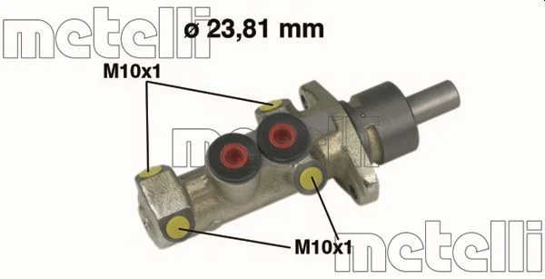 Cilindro Mestre dos Travões METELLI 05-0299