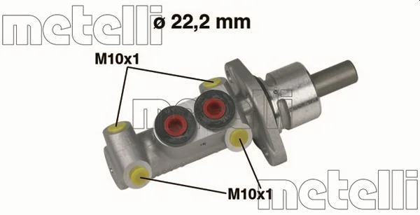 Cilindro Mestre dos Travões METELLI 05-0302