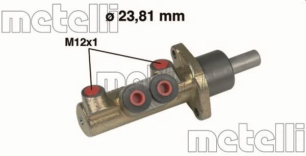 Cilindro Mestre dos Travões METELLI 05-0311