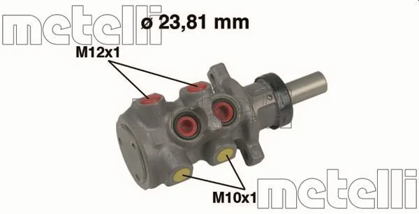 Cilindro Mestre dos Travões METELLI 05-0312