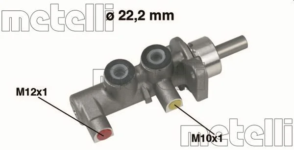 Cilindro Mestre dos Travões METELLI 05-0380