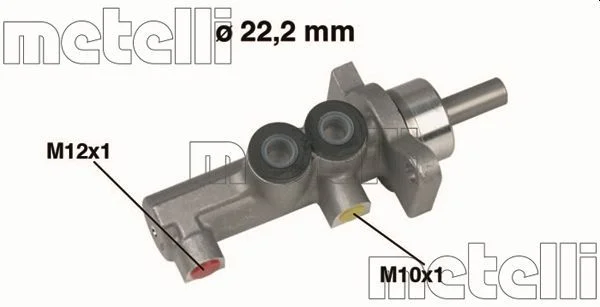 Cilindro Mestre dos Travões METELLI 05-0381