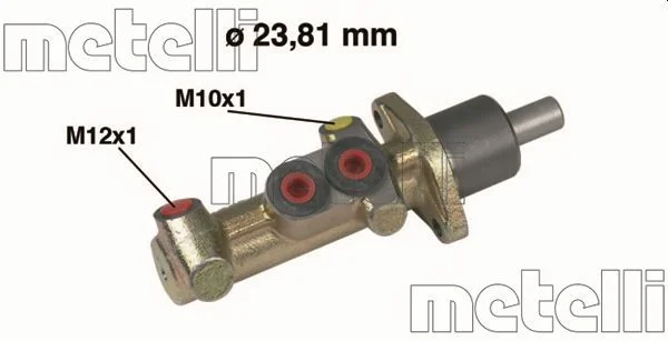 Cilindro Mestre dos Travões METELLI 05-0386