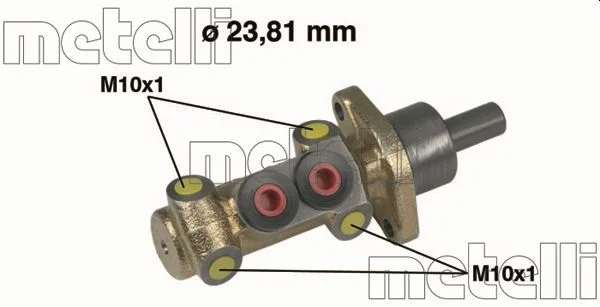 Brake Master Cylinder METELLI 05-0398