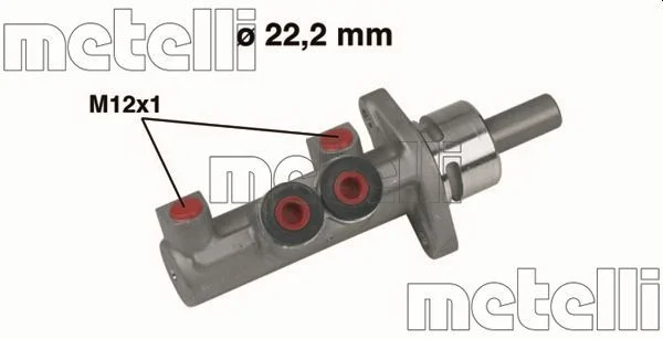 Cilindro Mestre dos Travões METELLI 05-0403