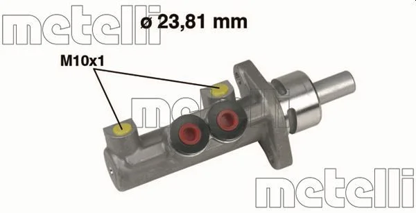 Cilindro Mestre dos Travões METELLI 05-0412