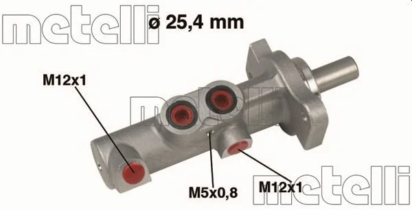 Cilindro Mestre dos Travões METELLI 05-0425
