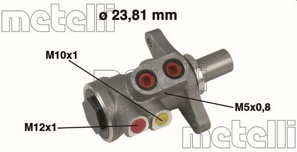 Cilindro Mestre dos Travões METELLI 05-0448
