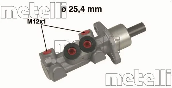 Cilindro Mestre dos Travões METELLI 05-0451