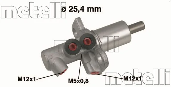 Cilindro Mestre dos Travões METELLI 05-0458