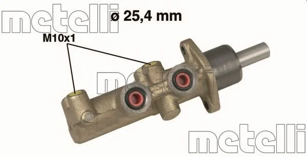 Cilindro Mestre dos Travões METELLI 05-0481
