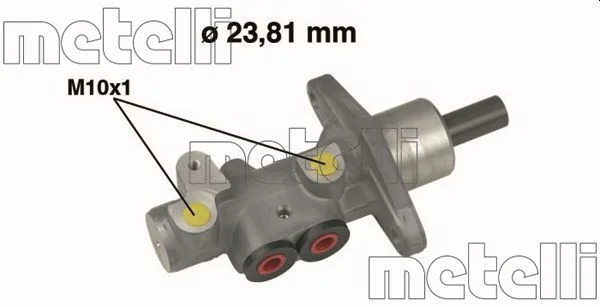 Cilindro Mestre dos Travões METELLI 05-0490