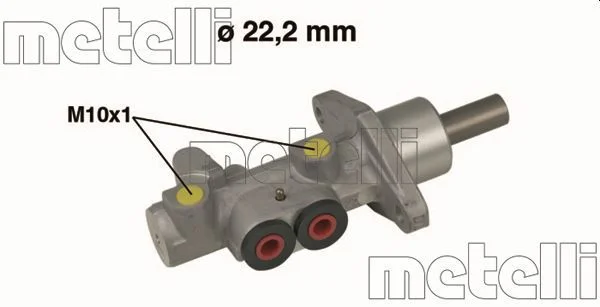 Cilindro Mestre dos Travões METELLI 05-0492