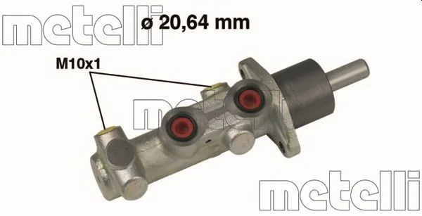Cilindro Mestre dos Travões METELLI 05-0523