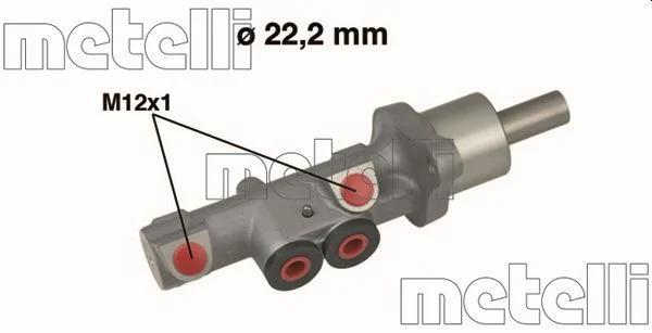 Cilindro Mestre dos Travões METELLI 05-0534