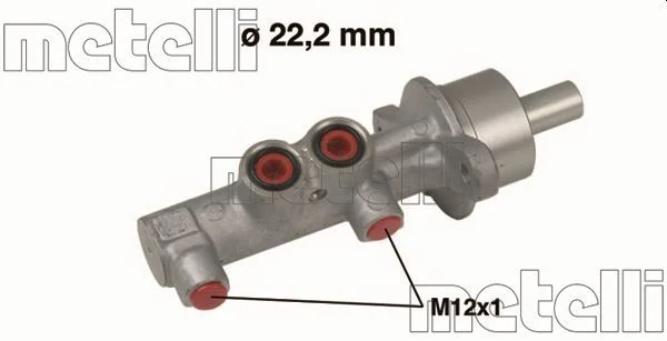 Cilindro Mestre dos Travões METELLI 05-0540