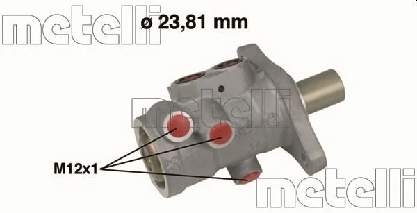 Cilindro Mestre dos Travões METELLI 05-0556