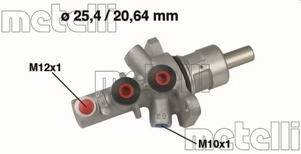 Cilindro Mestre dos Travões METELLI 05-0561