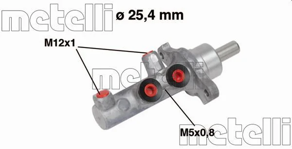 Cilindro Mestre dos Travões METELLI 05-0569