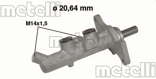 Cilindro Mestre dos Travões METELLI 05-0593