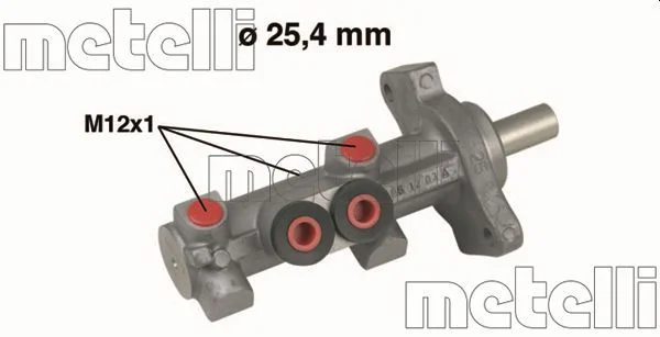 Cilindro Mestre dos Travões METELLI 05-0618