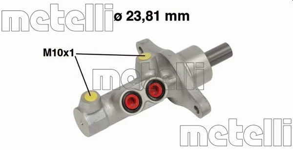 Cilindro Mestre dos Travões METELLI 05-0705
