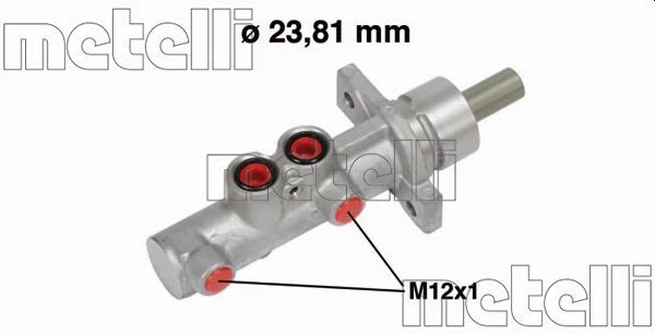 Cilindro Mestre dos Travões METELLI 05-0738