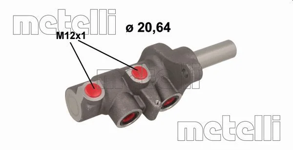Cilindro Mestre dos Travões METELLI 05-1132