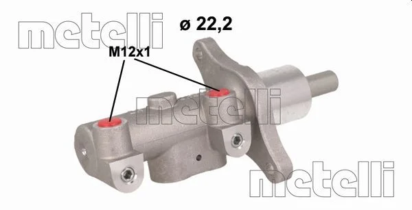 Cilindro Mestre dos Travões METELLI 05-1138