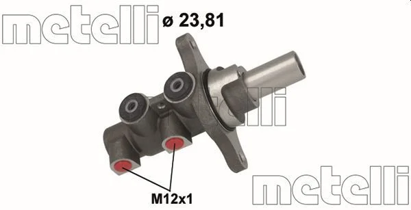Cilindro Mestre dos Travões METELLI 05-1154