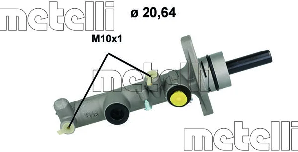 Cilindro Mestre dos Travões METELLI 05-1206