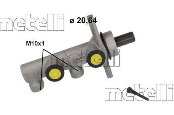 Cilindro Mestre dos Travões METELLI 05-1239