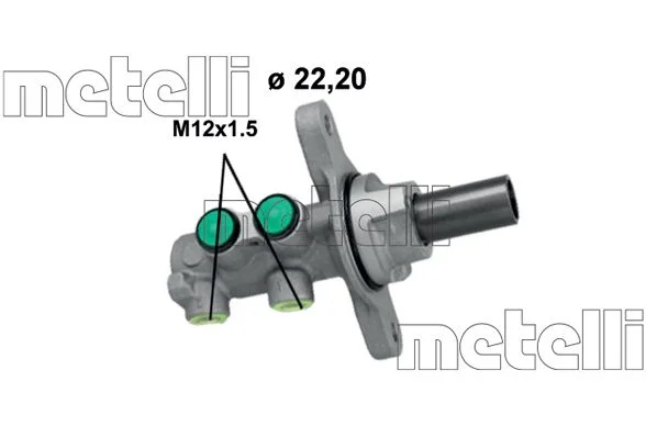 Cilindro Mestre dos Travões METELLI 05-1264