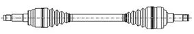 Drive Shaft METELLI 17-0275