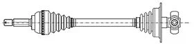 Drive Shaft METELLI 17-0395
