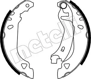 Brake Shoe Set METELLI 53-0066