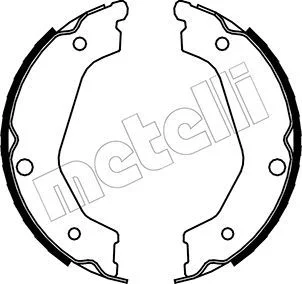 Conjunto de sapatas de travão, travão de estacionamento METELLI 53-0227