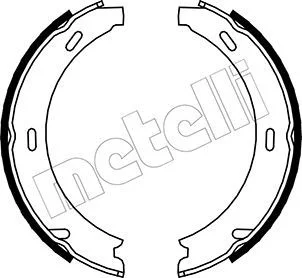 Conjunto de sapatas de travão, travão de estacionamento METELLI 53-0233