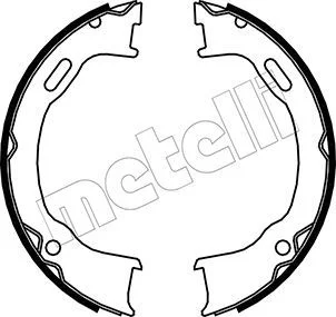 Brake Shoe Set, parking brake METELLI 53-0364