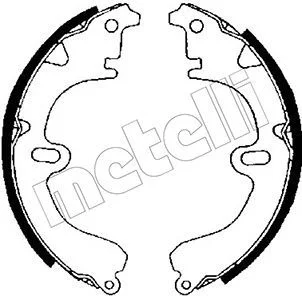 Conjunto de pastilhas de travão METELLI 53-0417