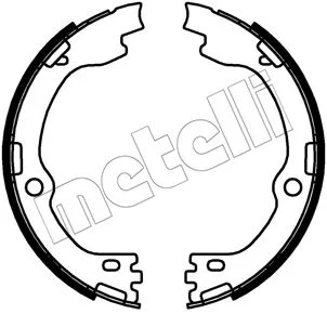 Conjunto de sapatas de travão, travão de estacionamento METELLI 53-0738
